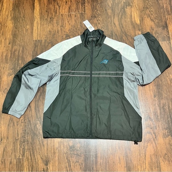 DUNBROOKE NFL teams Wind Breaker Carolina Panthers Large Nwt - Picture 3 of 15